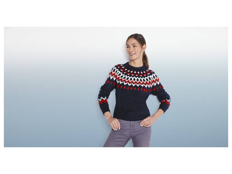 esmara® Damen Strickpullover, mit Rundhalsausschnitt Günstig kaufen