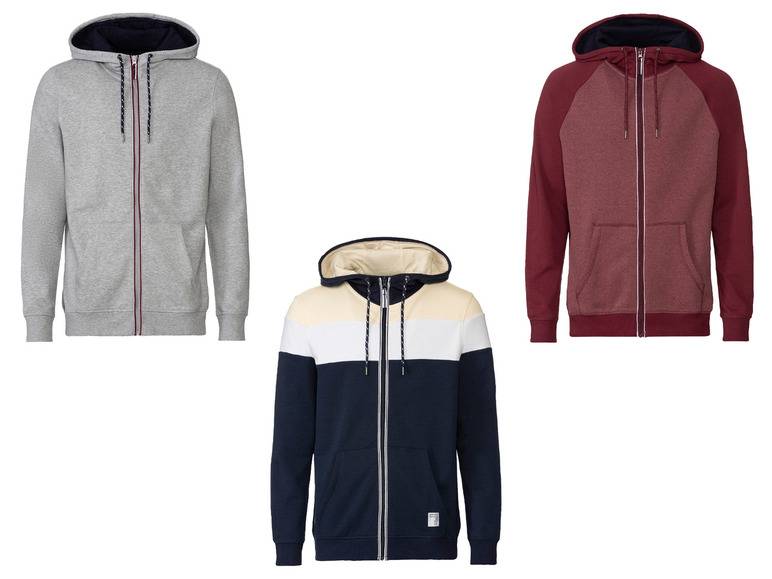 LIVERGY® Herren Sweatjacke mit Baumwolle Begrenztes Angebot