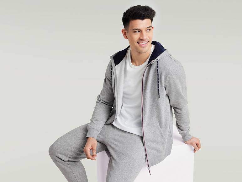 LIVERGY® Herren Sweatjacke mit Baumwolle Begrenztes Angebot
