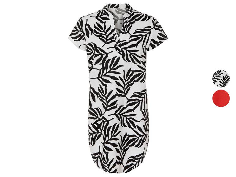 esmara® Damen Leinen-Tunika-Kleid, leger geschnitten Muttertagsangebot