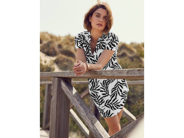 esmara® Damen Leinen-Tunika-Kleid, leger geschnitten Muttertagsangebot