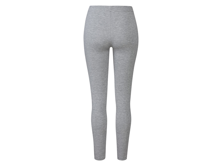 esmara® Damen Leggings, 2 Stück, normale Leibhöhe Lagerräumung