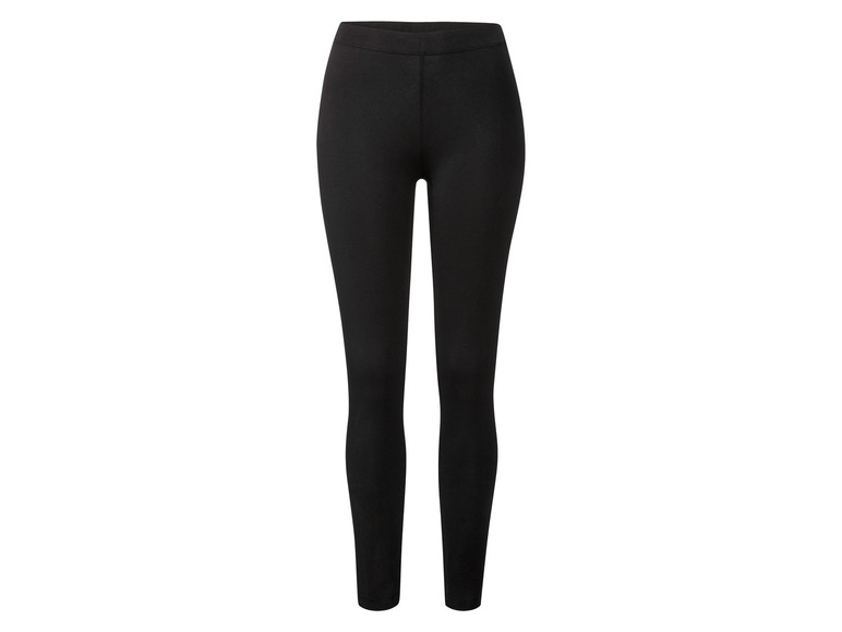esmara® Damen Leggings, 2 Stück, normale Leibhöhe Lagerräumung