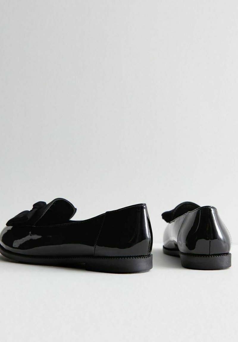 New Look Wide Fit New Look Wide Fit COMFORT WIDE FIT BOW FRONT - Slip-ons - black Zeitlich begrenztes Angebot