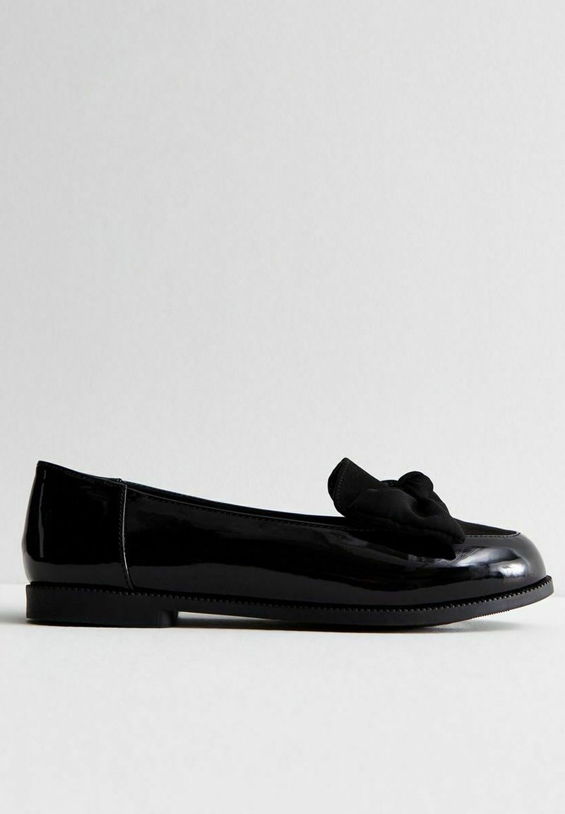 New Look Wide Fit New Look Wide Fit COMFORT WIDE FIT BOW FRONT - Slip-ons - black Zeitlich begrenztes Angebot