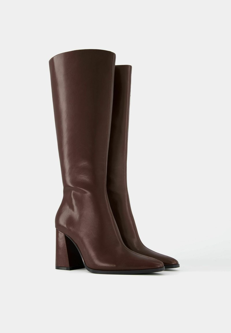 Bershka Bershka Boots - dark red VIP-Rabatte