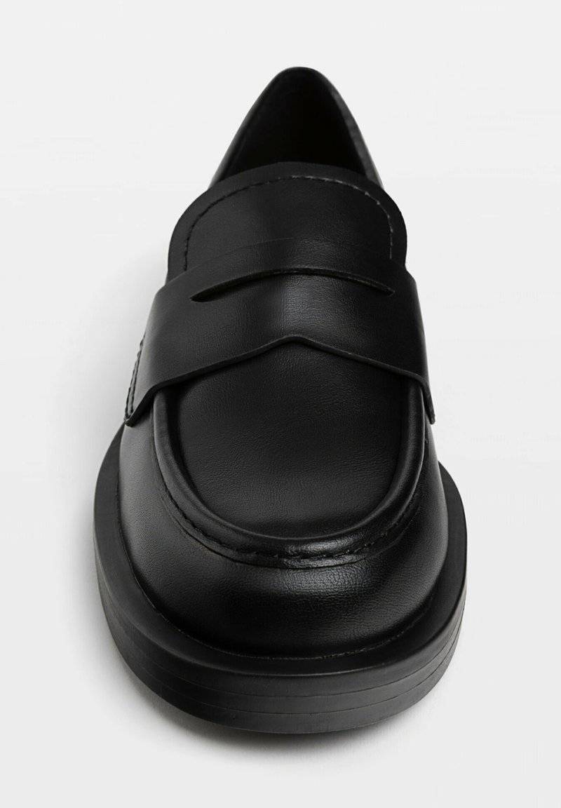Stradivarius Stradivarius LOAFERS - Slip-ons - black Begrenzte Freigabe