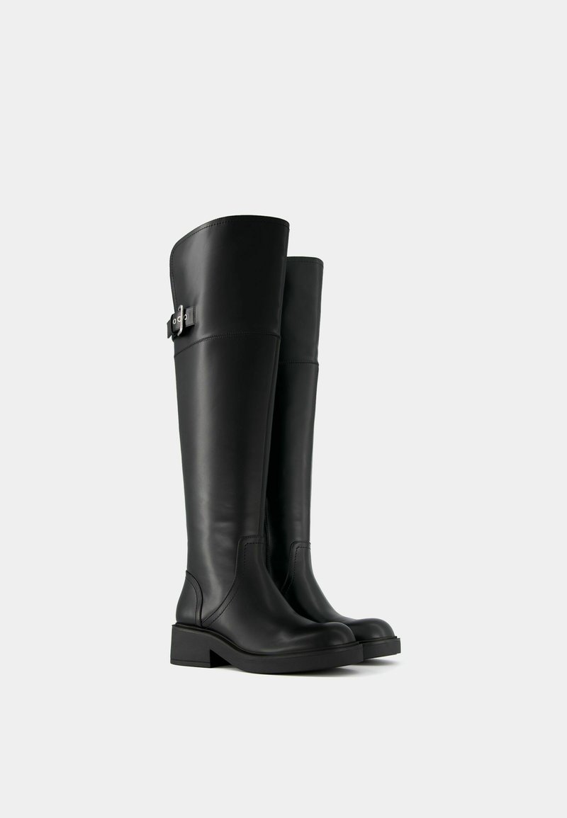Bershka Bershka Cowboy/Biker boots - black Letzter Tag