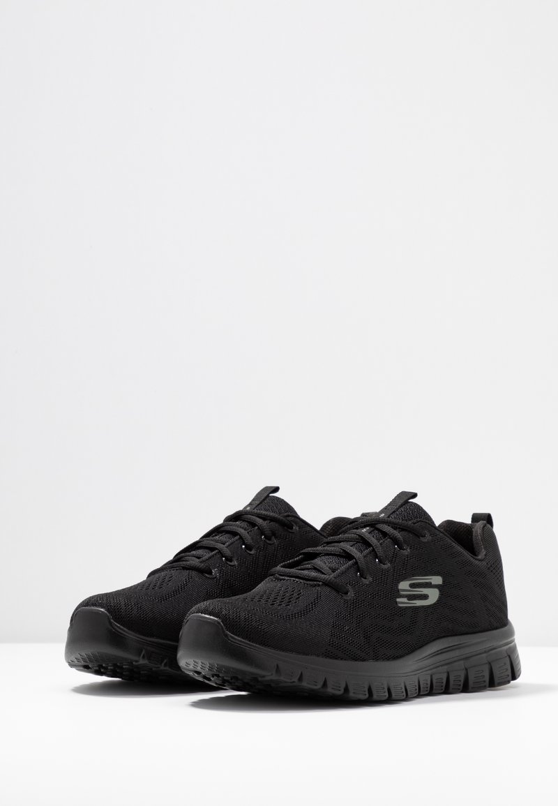 Skechers Wide Fit Skechers Wide Fit GRACEFUL - Trainers - black Bis zu 60% Rabatt