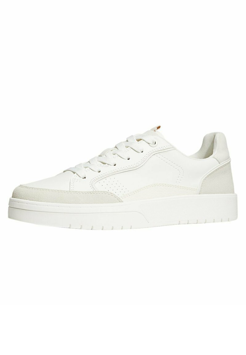 Stradivarius Stradivarius CONTRAST - Trainers - white Sonderangebot der Fabrik