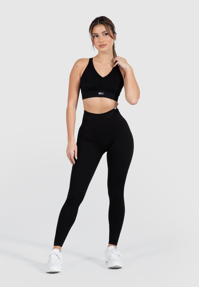 Smilodox Smilodox KOMPRESSION AMAZE - Leggings - schwarz Jubiläumsangebot