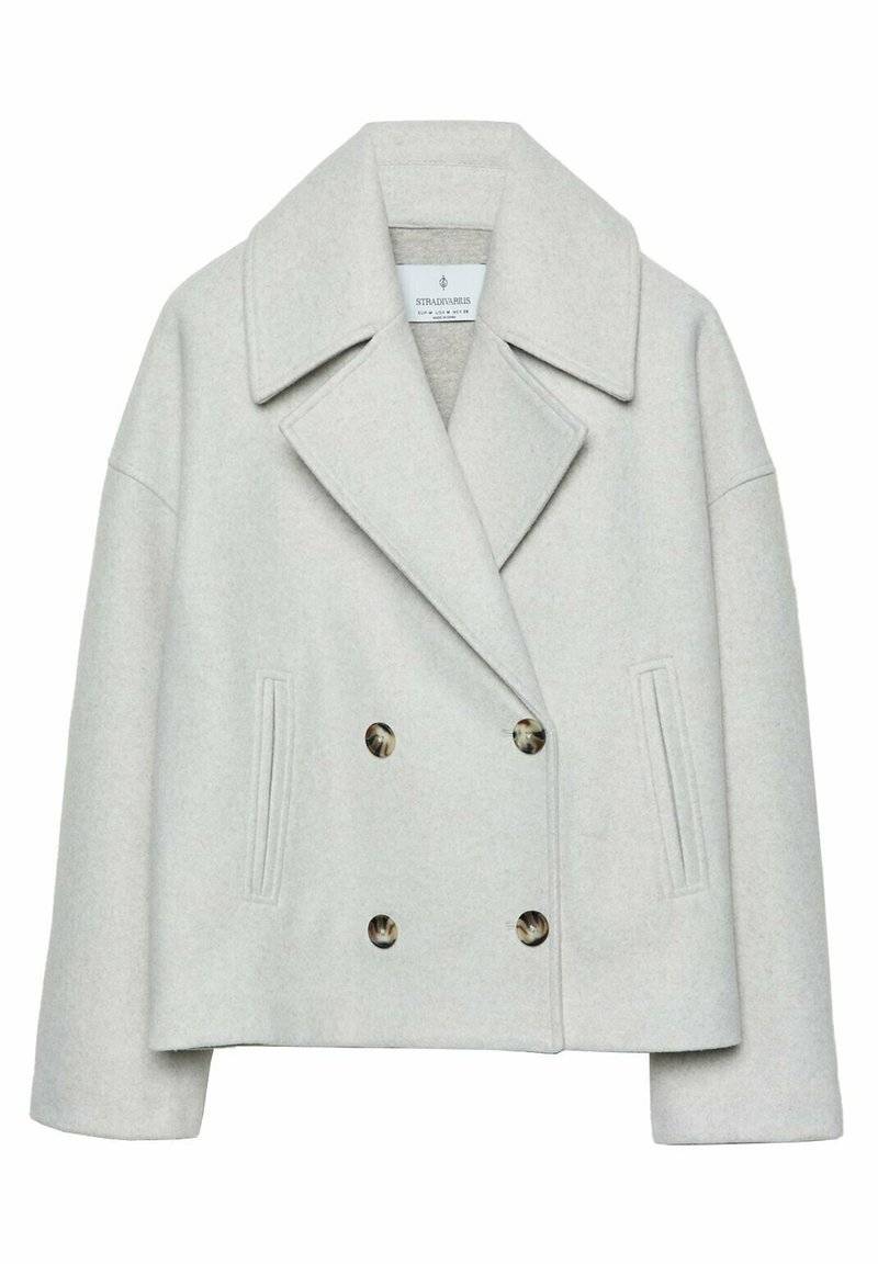 Stradivarius Stradivarius SOFT WRAP - Blazer - stone Letzter Tag