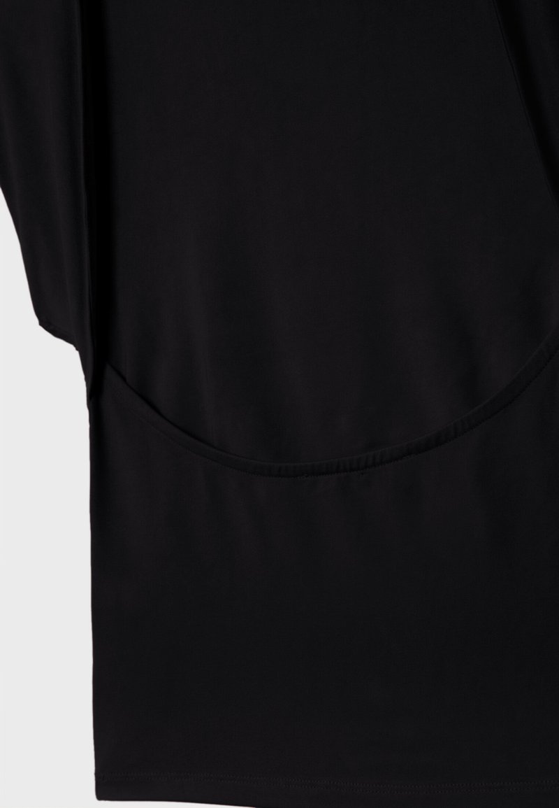Stradivarius Stradivarius OPEN-BACK - Basic T-shirt - black Zeitbegrenzte Promotion