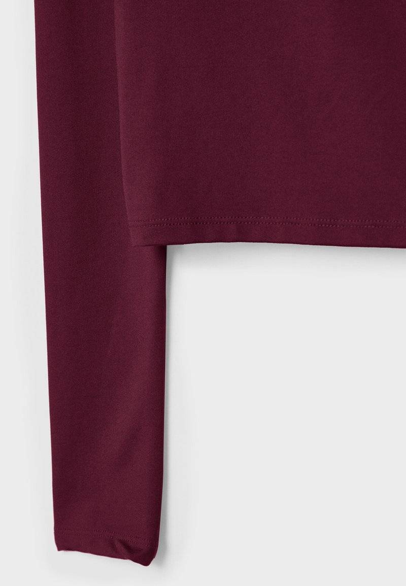Stradivarius Stradivarius Long sleeved top - bordeaux Bis zu 50% Rabatt