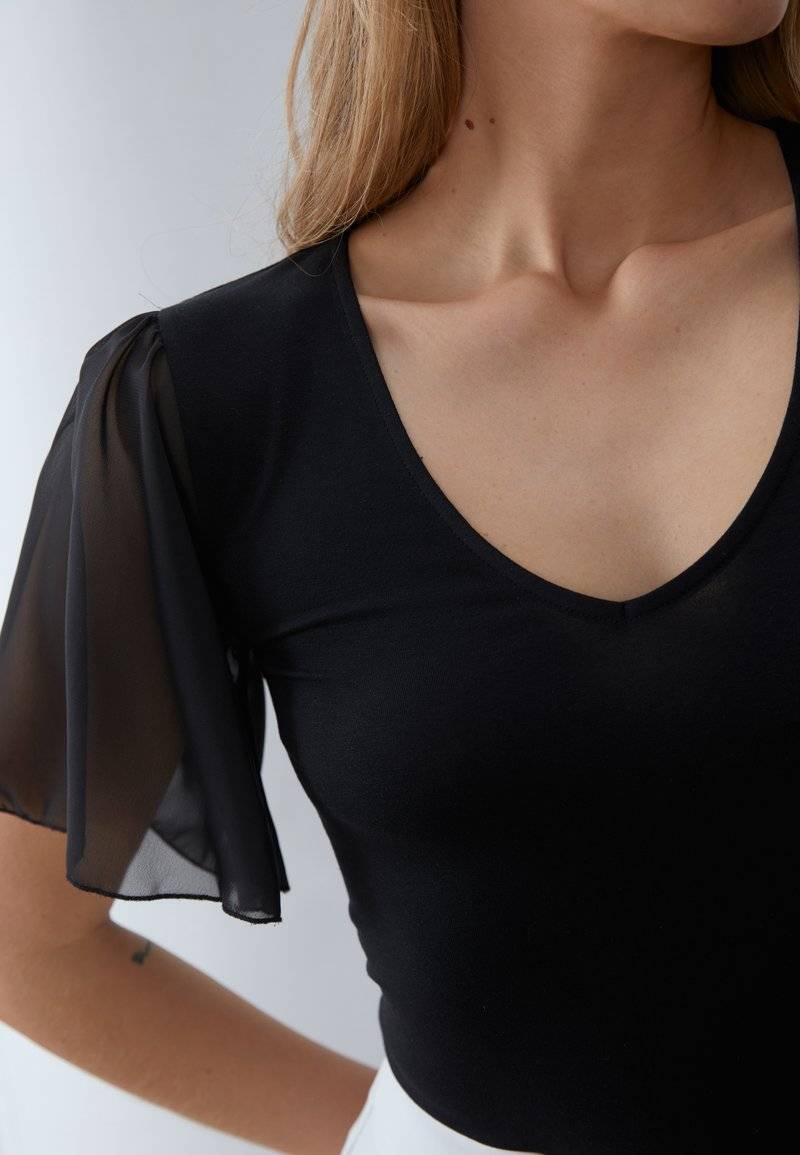 Anna Field Anna Field Print T-shirt - black Bis zu 55% Rabatt