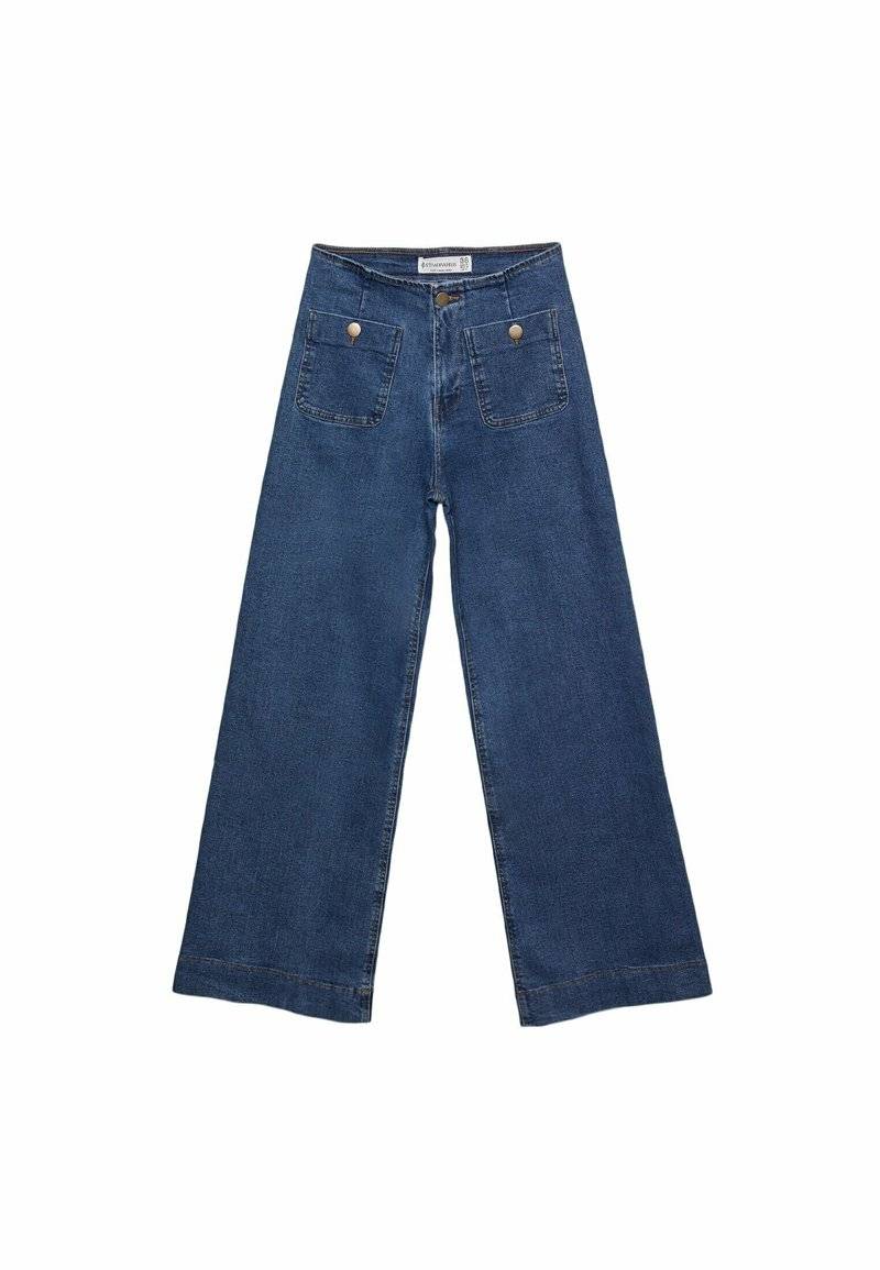 Stradivarius Stradivarius MINIMALIST WITH POCKETS - Flared Jeans - royal blue Discount Store für neue Produkte