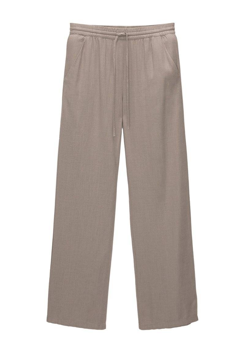 PULL&BEAR PULL&BEAR Trousers - stone Super Rabatt