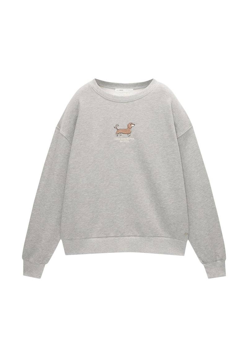 PULL&BEAR PULL&BEAR DOG - Sweatshirt - grey 50% Rabatt mit kostenlosem Versand