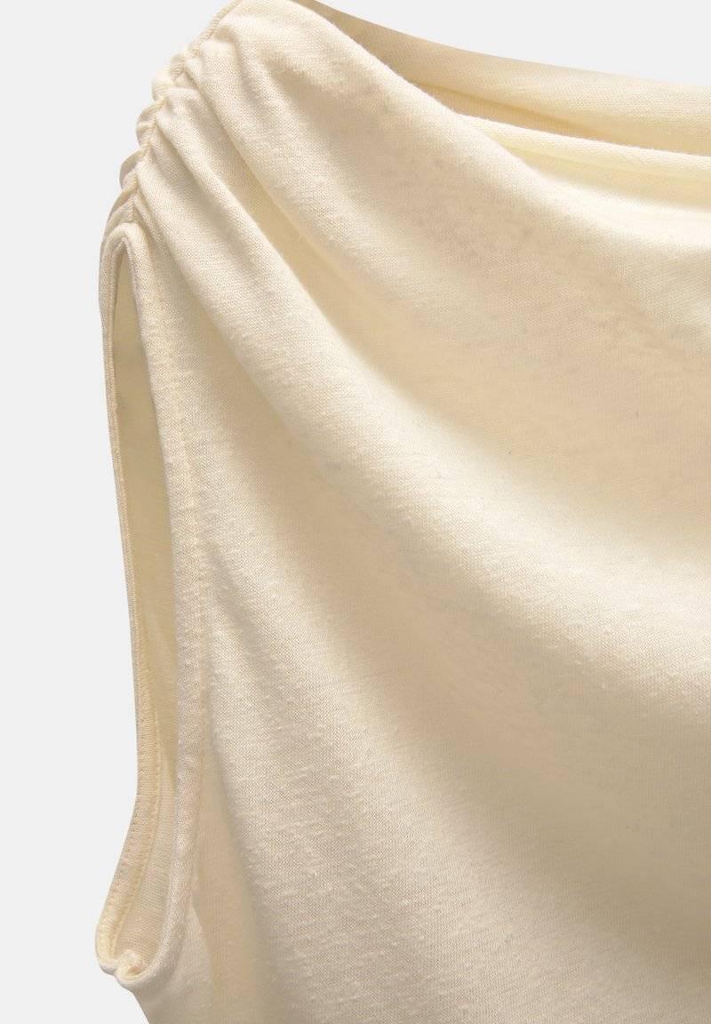 PULL&BEAR PULL&BEAR ASYMMETRIC RUSTIC - Top - beige Clearance-Verkauf