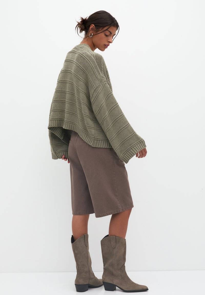 PULL&BEAR PULL&BEAR Cardigan - khaki Kostenloser Versand international