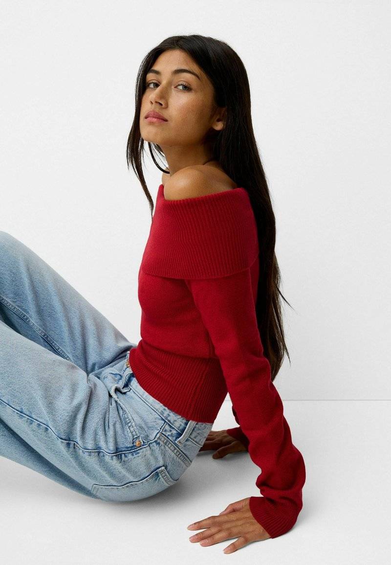 Bershka Bershka Jumper - red zollfrei