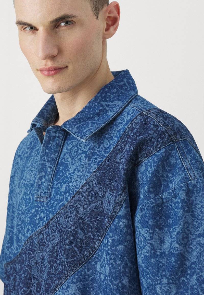 Les Benjamins Les Benjamins TEE UNISEX - Button-down blouse - blue Auslauf