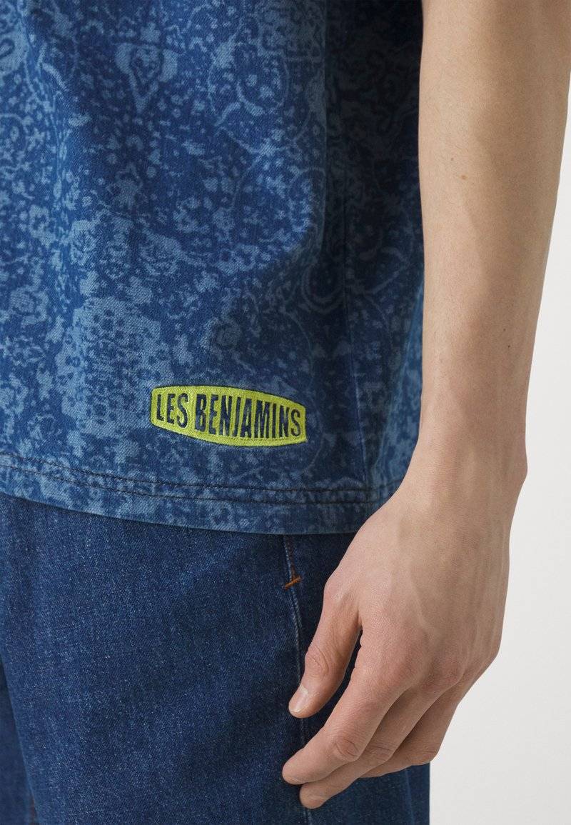 Les Benjamins Les Benjamins TEE UNISEX - Button-down blouse - blue Auslauf