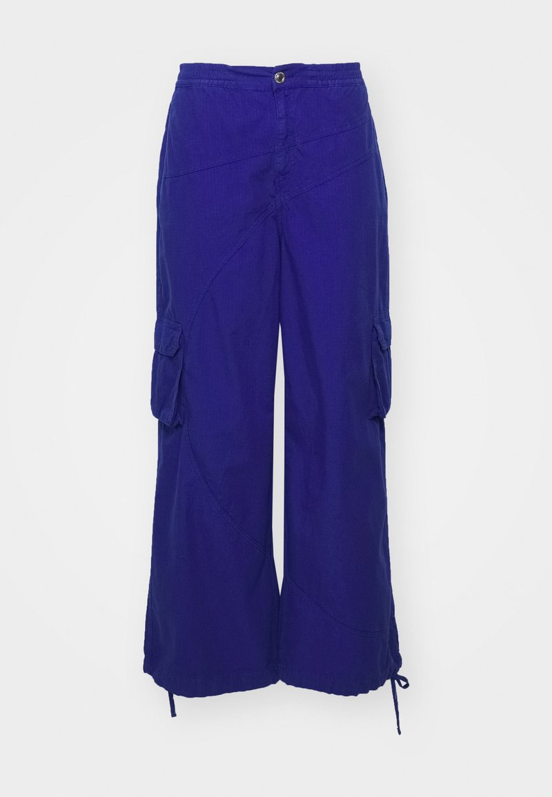 Les Benjamins Les Benjamins PANT UNISEX - Cargo trousers - blue Fabrikverkauf