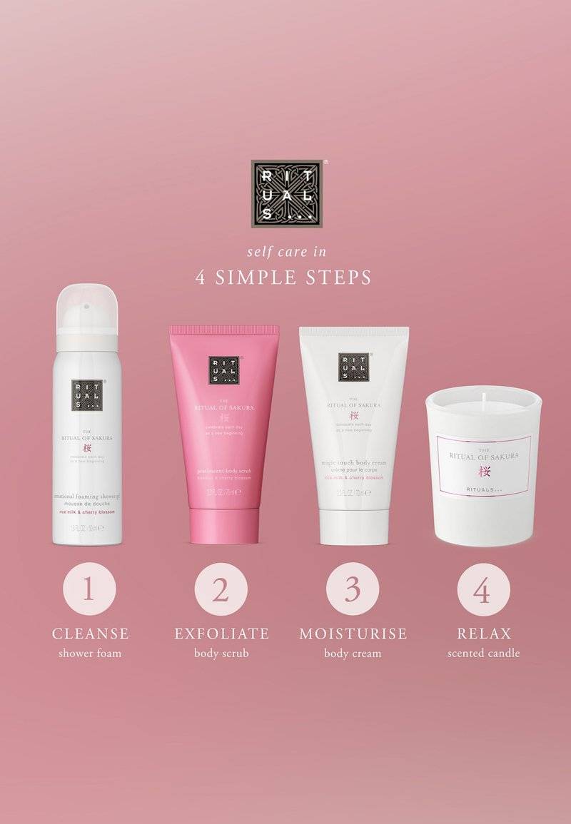 Rituals Rituals FOAMING SHOWER GEL TRAVEL SIZE THE RITUAL OF SAKURA - FLORAL - CHERRY BLOSSOM & RICE MILK - Shower gel Lagerräumung