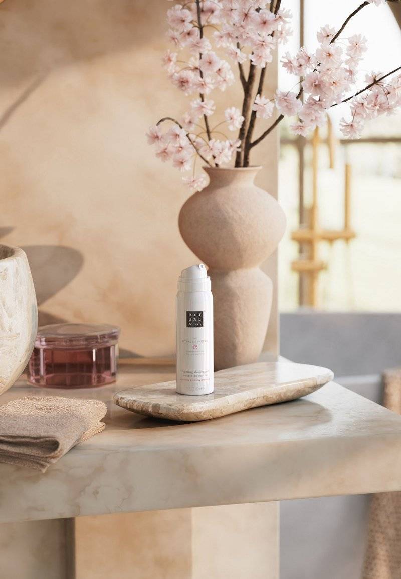 Rituals Rituals FOAMING SHOWER GEL TRAVEL SIZE THE RITUAL OF SAKURA - FLORAL - CHERRY BLOSSOM & RICE MILK - Shower gel Lagerräumung