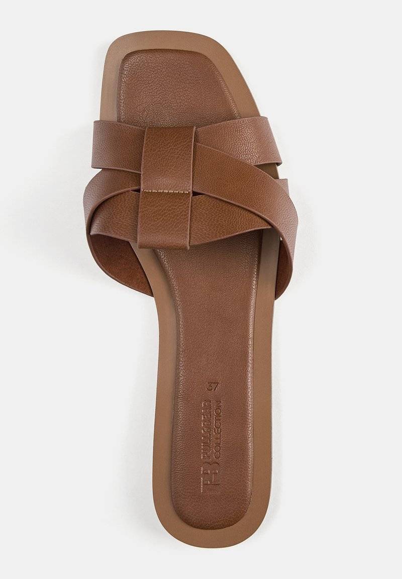 PULL&BEAR PULL&BEAR FLAT - Mules - brown Saisonschlussverkauf