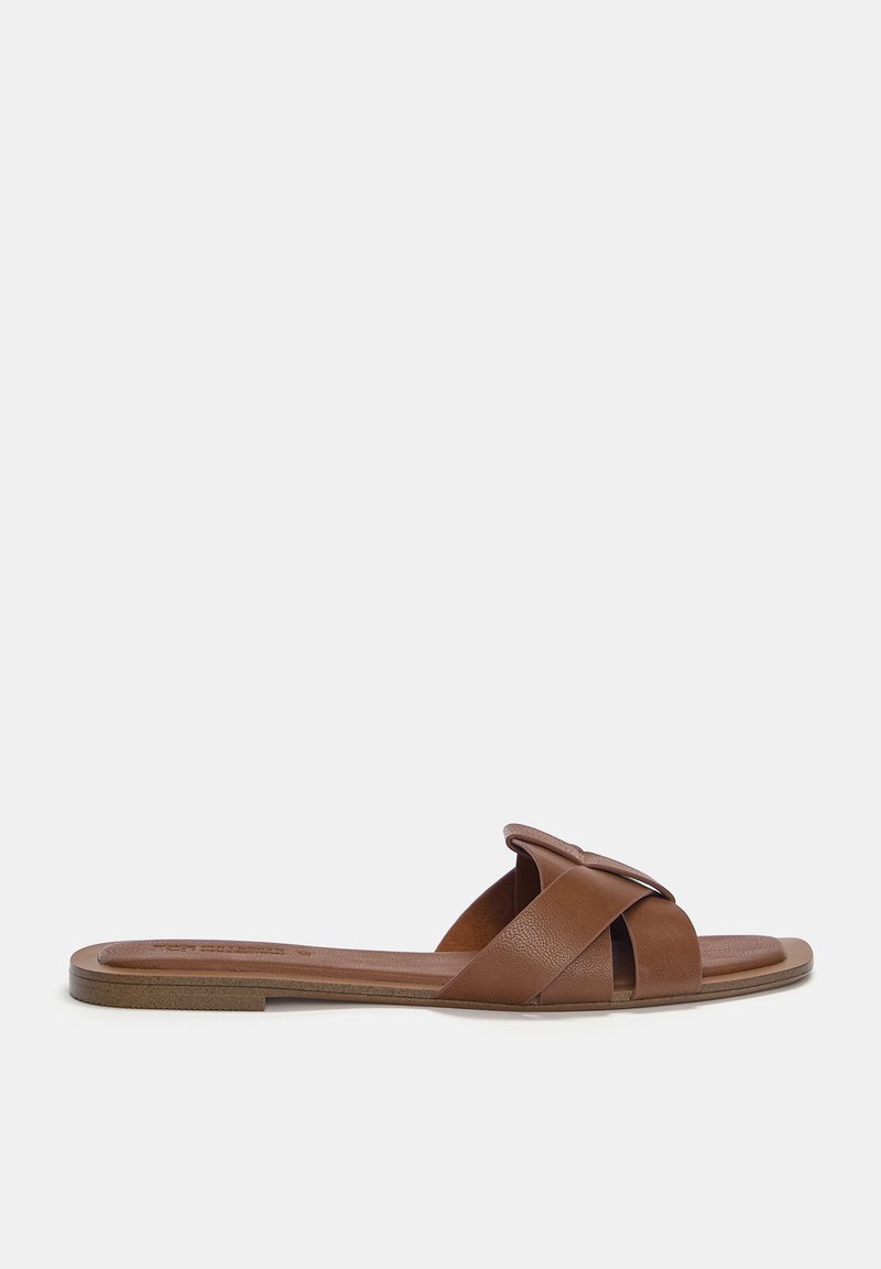 PULL&BEAR PULL&BEAR FLAT - Mules - brown Saisonschlussverkauf