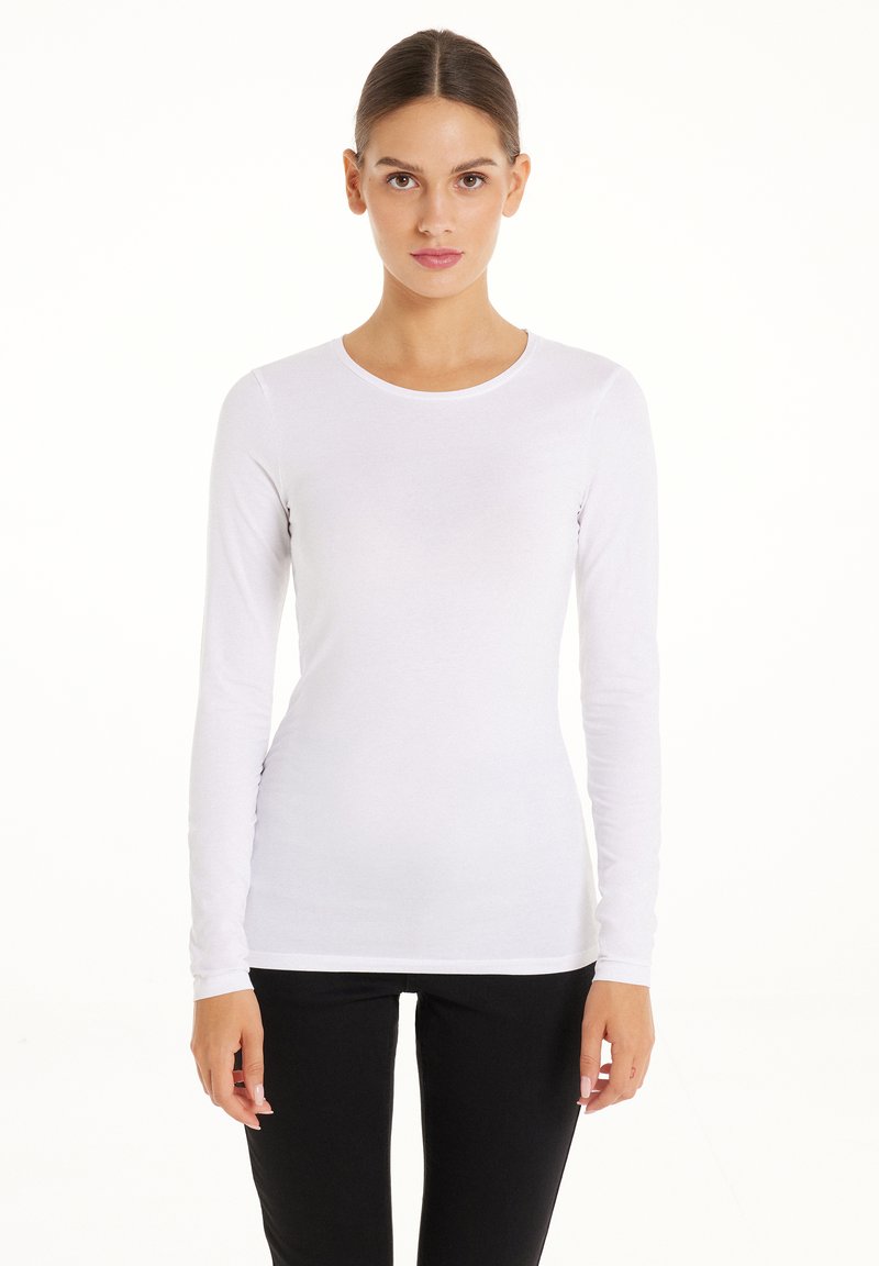 Tezenis Tezenis STRETCH ROUND-NECK - Long sleeved top - bianco Letzte 3 Tage