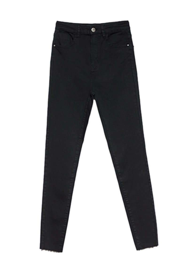 Stradivarius Stradivarius MIT SUPERHOHEM - Jeans Skinny Fit - black Zeitbegrenzte Promotion