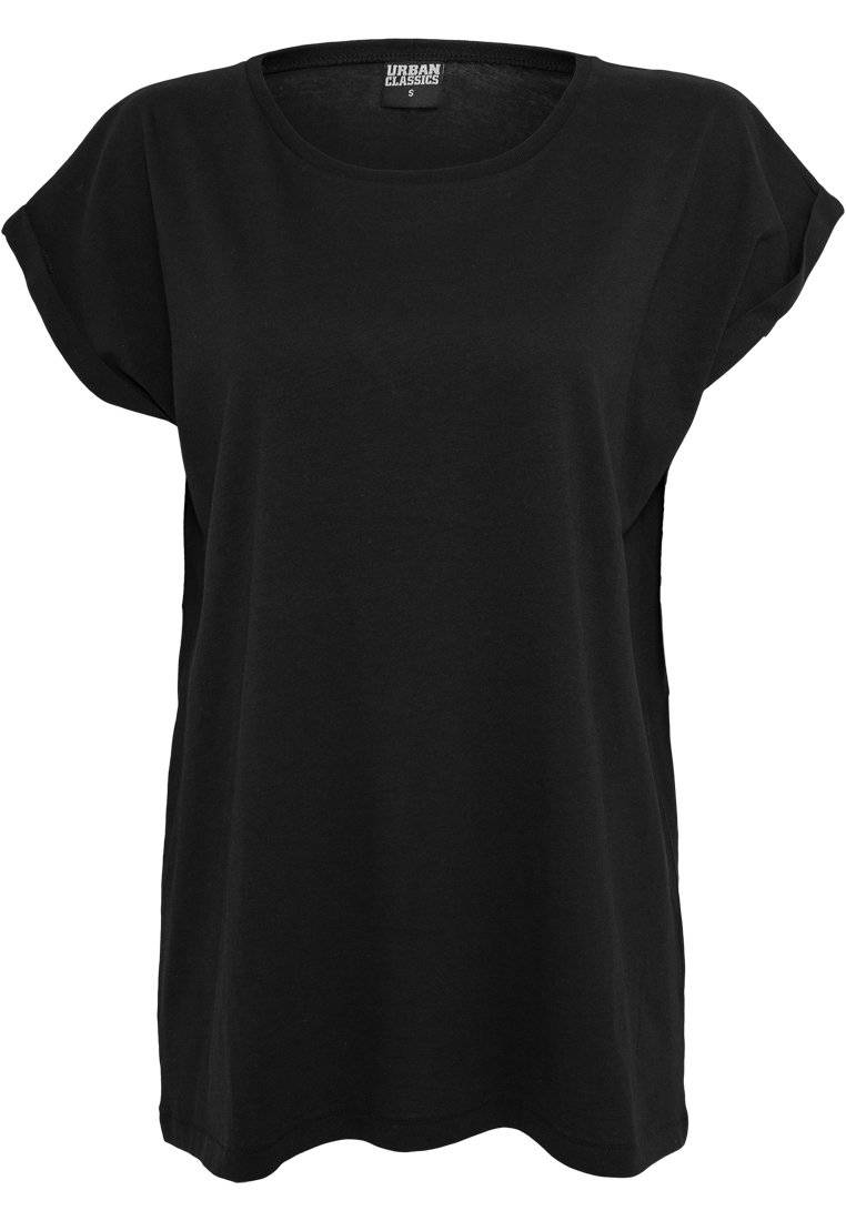 Urban Classics Urban Classics EXTENDED SHOULDER - Basic T-shirt - black Bis zu 65% Rabatt