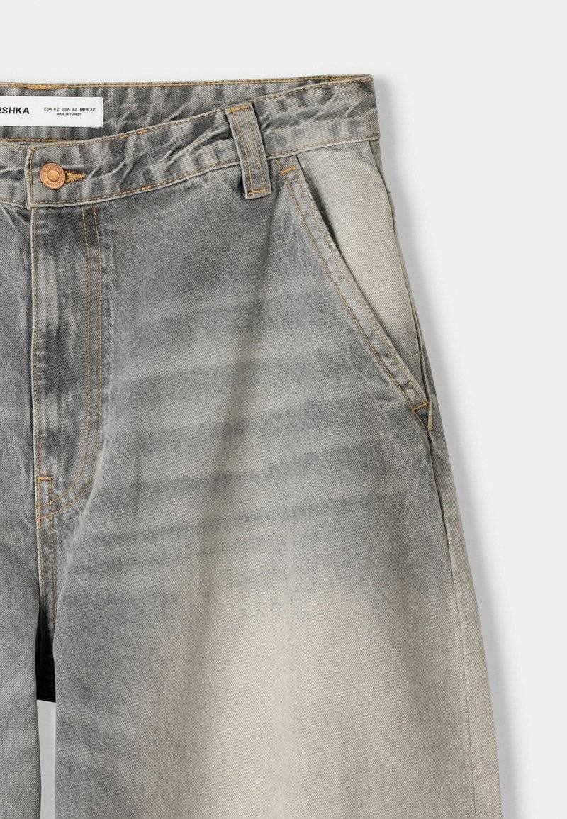 Bershka Bershka Relaxed fit jeans - light grey Vierteljährliche Förderung
