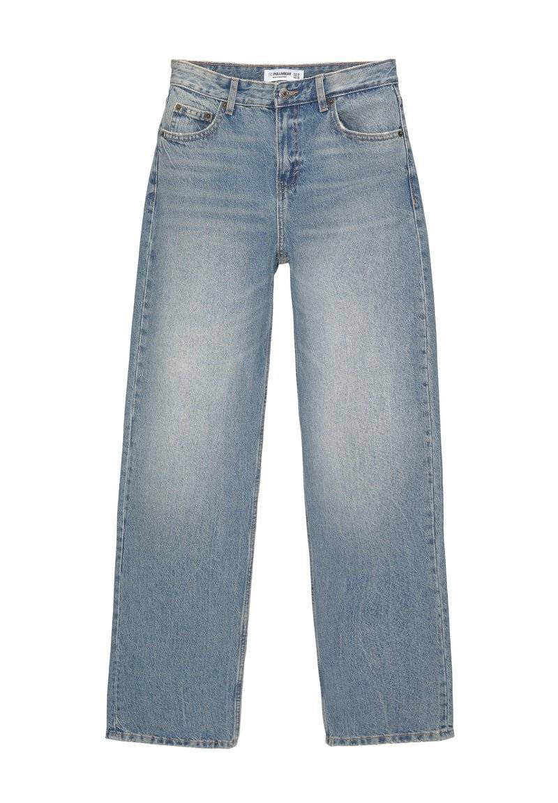 PULL&BEAR PULL&BEAR MID - Straight leg jeans - stone blue denim Super Rabatt