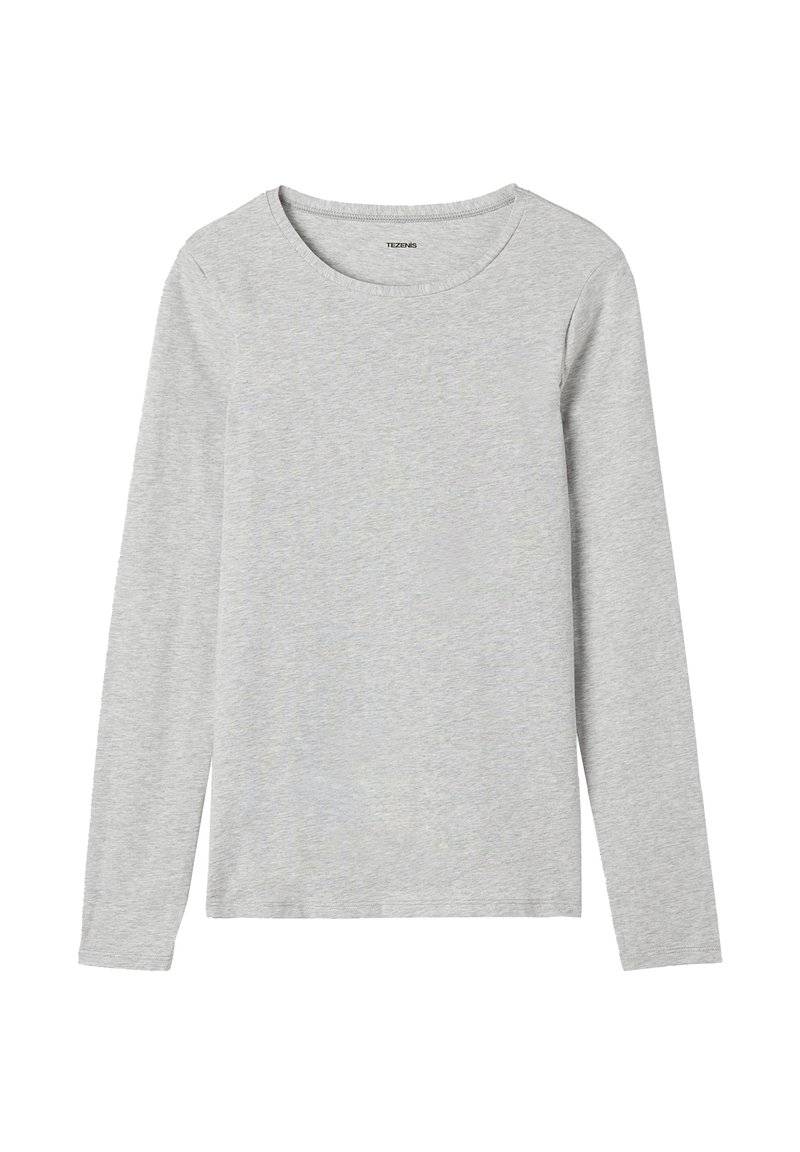 Tezenis Tezenis STRETCH ROUND-NECK - Long sleeved top - grigio melange chiar Kostenloser Versand international