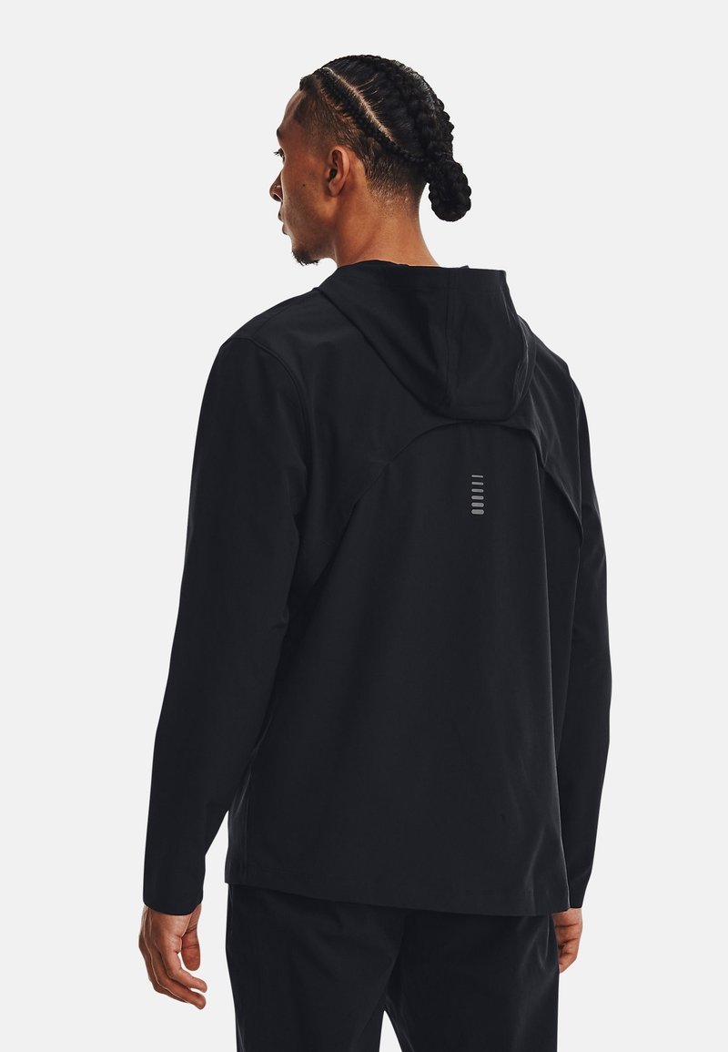 Under Armour Under Armour OUT THE STORM - Running jacket - black jet gray reflective Muttertagsangebot