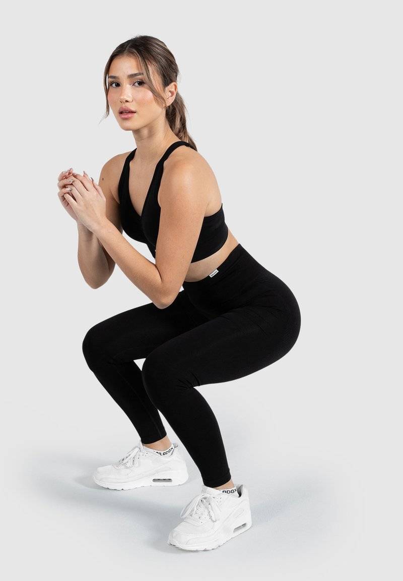 Smilodox Smilodox AMAZE SCRUNCH - Leggings - schwarz Räumungsverkauf