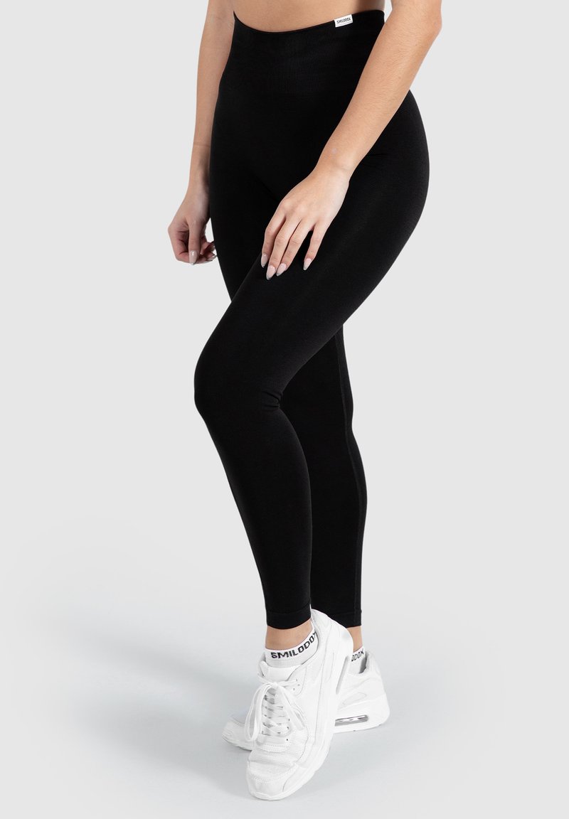 Smilodox Smilodox AMAZE SCRUNCH - Leggings - schwarz Räumungsverkauf