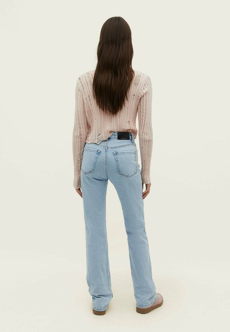 Stradivarius Stradivarius VINTAGE - Straight leg jeans - blue denim Letzter Tag