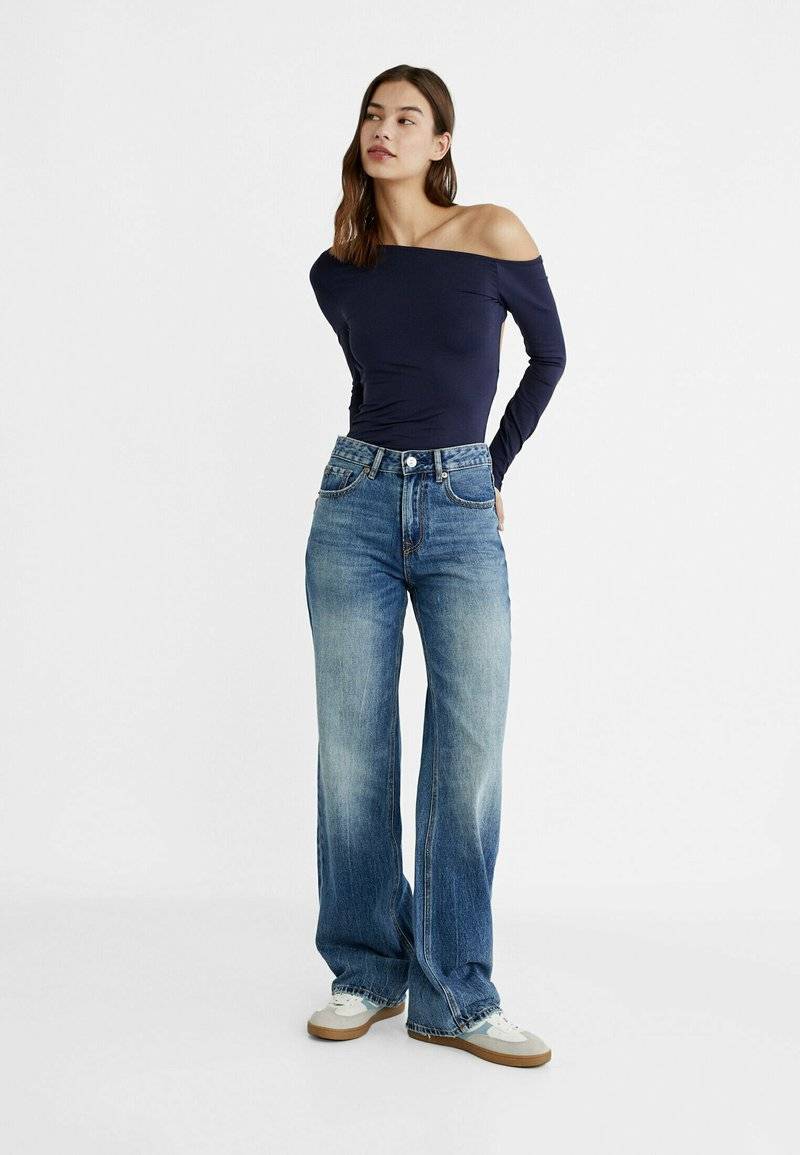 Stradivarius Stradivarius Straight leg jeans - blue Nur noch ein Tag übrig