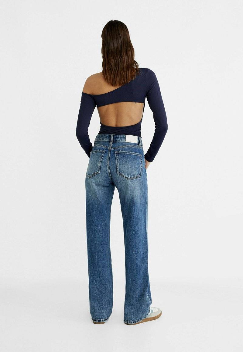 Stradivarius Stradivarius Straight leg jeans - blue Nur noch ein Tag übrig