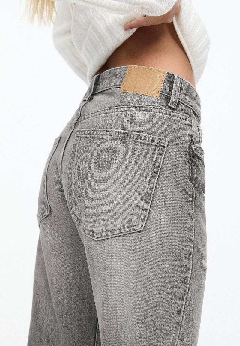 PULL&BEAR PULL&BEAR MID - Straight leg jeans - grey Black Friday Preise