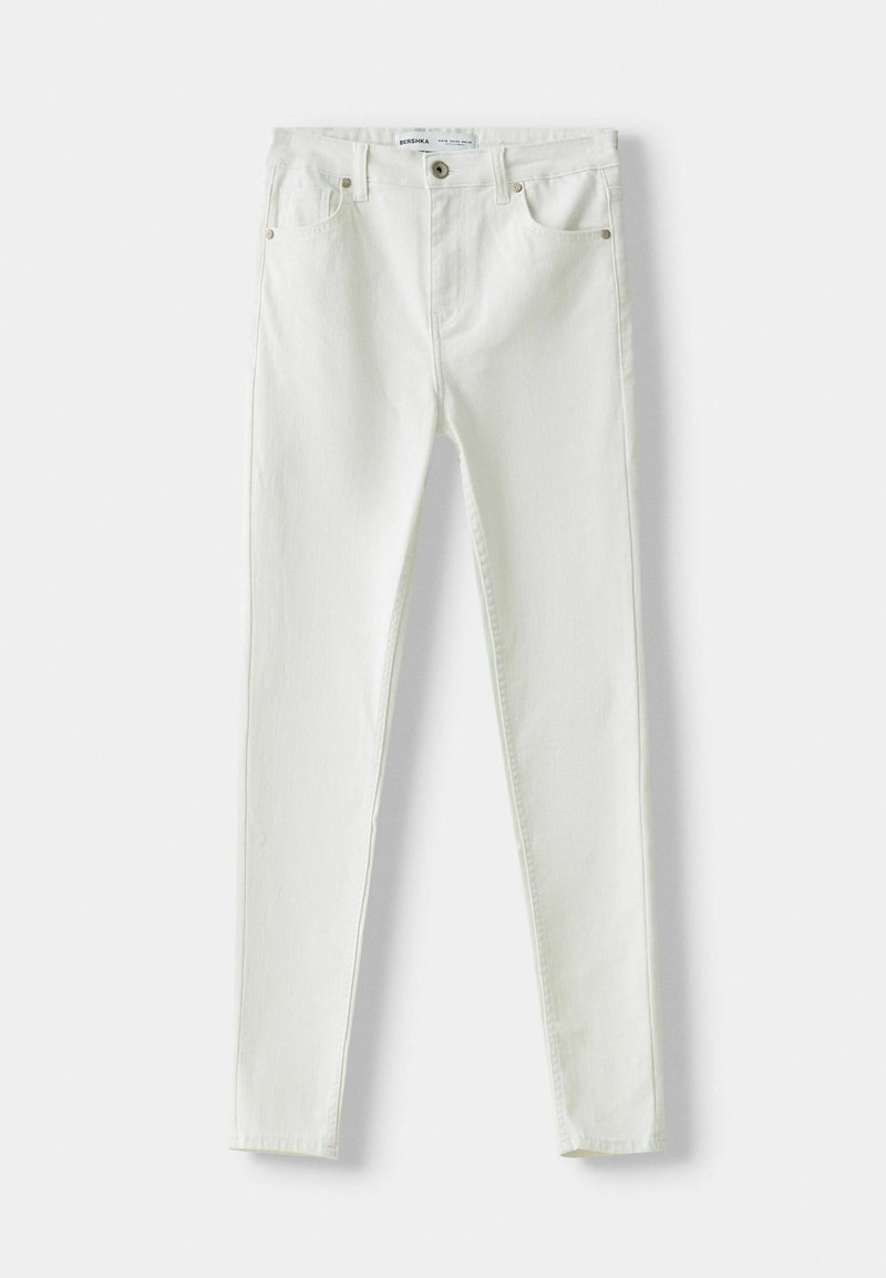 Bershka Bershka SUPER - Jeans Skinny Fit - white zollfrei