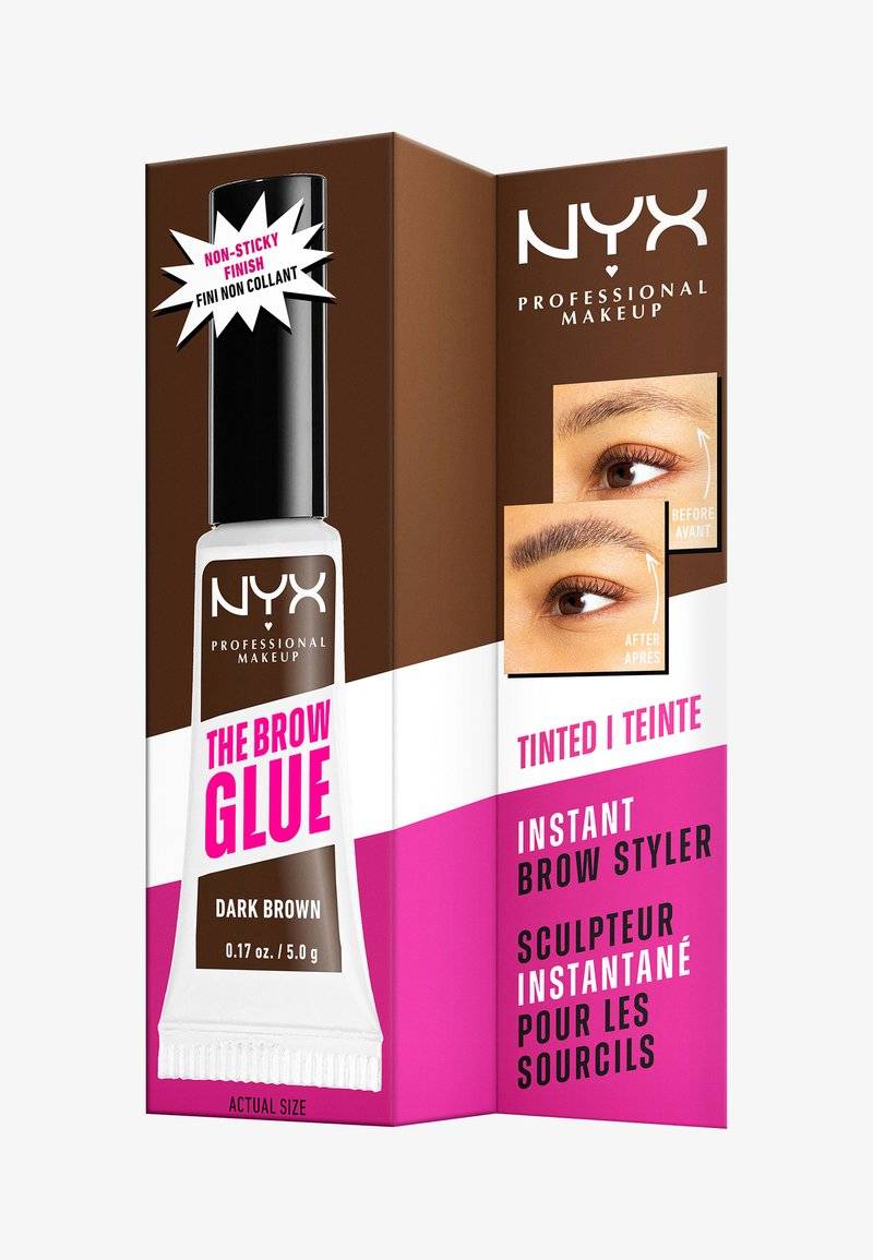 NYX Professional Makeup NYX Professional Makeup THE BROW GLUE INSTANT STYLER - Eyebrow gel - Cool Brown Schlussverkauf