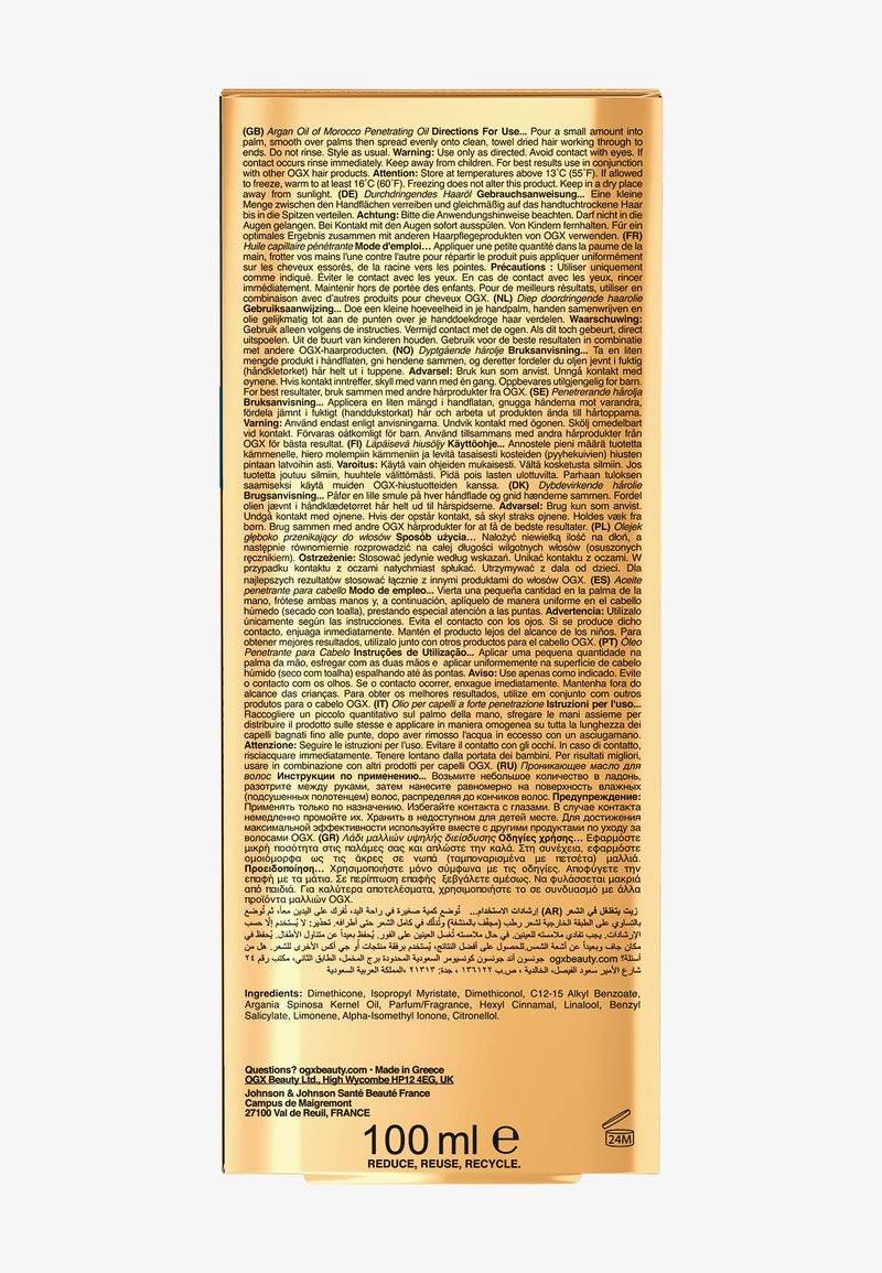 ogx ogx OGX RENEWING + ARGAN OIL OF MOROCCO EXTRA PENETRATING OIL - Hair treatment Begrenztes Angebot