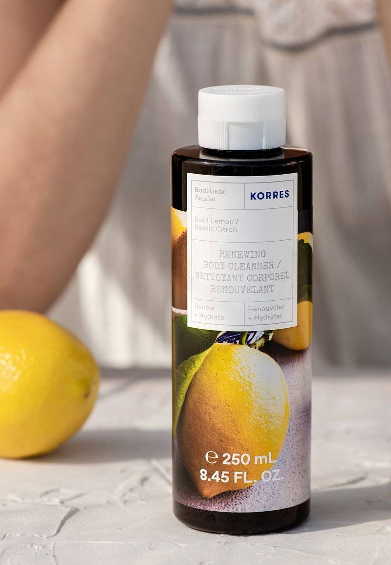 KORRES KORRES RENEWING BODYCLEANSER BASIL LEMON - Shower gel Online Shopping