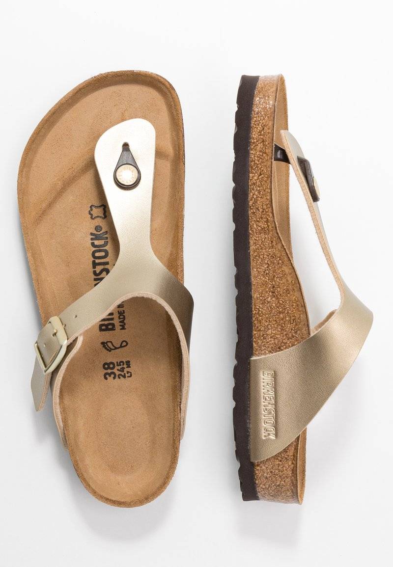 Birkenstock Birkenstock GIZEH BF REGULAR - Slippers - gold Online Outlet